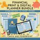 Fabulous Financial Print and Digital Planner Bundle | Canva ...