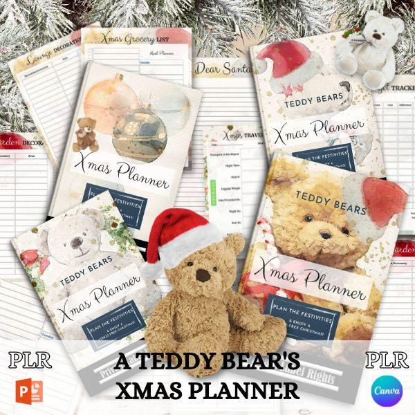 TeddyBearsXmasPlanner-PLRPrints